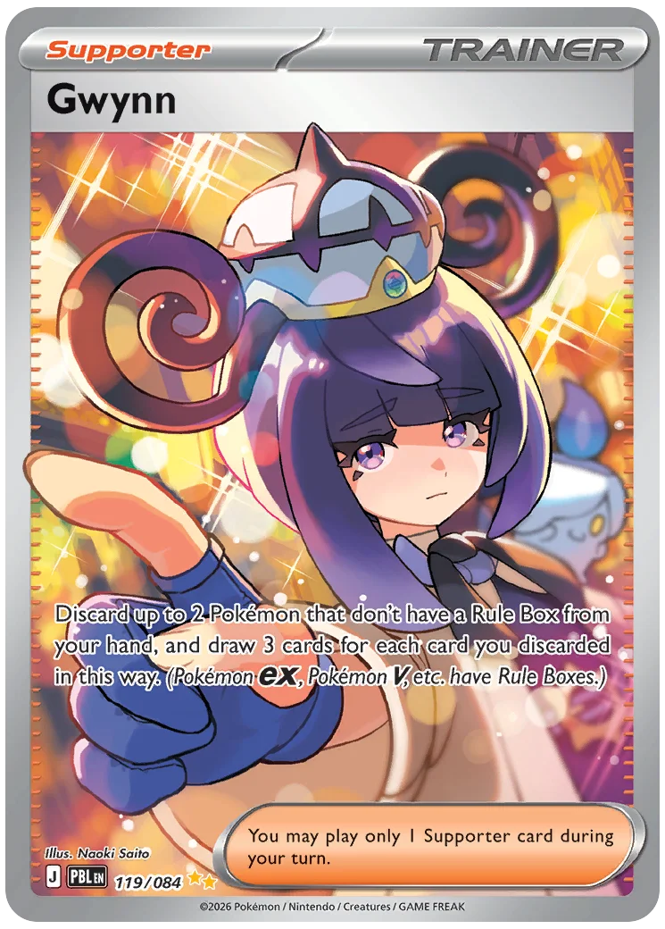 [PBL-119] Pokémon TCG: Gwynn Special Illustration Rare Single Card (Pitch Black)