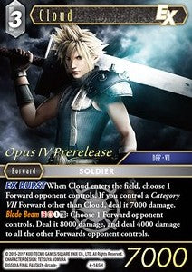 [PR-019] Final Fantasy Trading Card Game: Cloud (4-145) Promo Single Card (Promos) - English Final Fantasy Trading Card Game single card