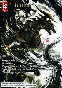 [PR-043] Final Fantasy Trading Card Game: Bahamut (8-015) Promo Single Card (Promos) - English Final Fantasy Trading Card Game single card