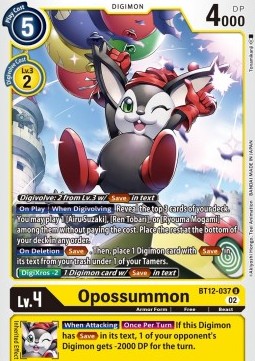 Opossummon (BT12-037)