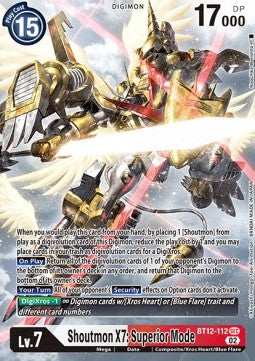 Shoutmon X7: Superior Mode (BT12-112) (V.2)