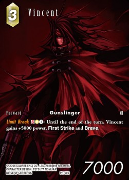 [PR-002] Final Fantasy Trading Card Game: Vincent Promo Single Card (Promos) - English Final Fantasy Trading Card Game single card