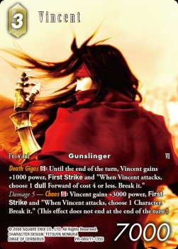 [PR-080] Final Fantasy Trading Card Game: Vincent (11-135) Promo Single Card (Promos) - English Final Fantasy Trading Card Game single card