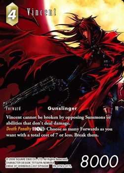 [PR-079] Final Fantasy Trading Card Game: Vincent (2-077) Promo Single Card (Promos) - English Final Fantasy Trading Card Game single card