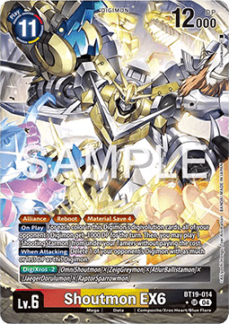 Shoutmon EX6 (BT19-014) (V.2)