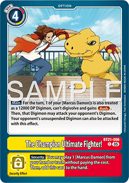 The Champion Ultimate Fighter! (BT21-096)