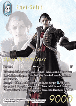 [PR-076] Final Fantasy Trading Card Game: Emet-Selch (12-024) Promo Single Card (Promos) - English Final Fantasy Trading Card Game single card
