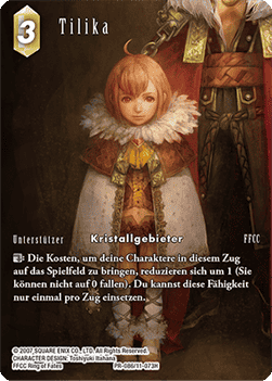 [PR-086] Final Fantasy Trading Card Game: Tilika (11-073) Promo Single Card (Promos) - English Final Fantasy Trading Card Game single card