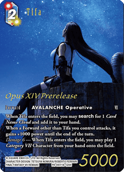 [PR-097] Final Fantasy Trading Card Game: Tifa (14-120) Promo Single Card (Promos) - English Final Fantasy Trading Card Game single card