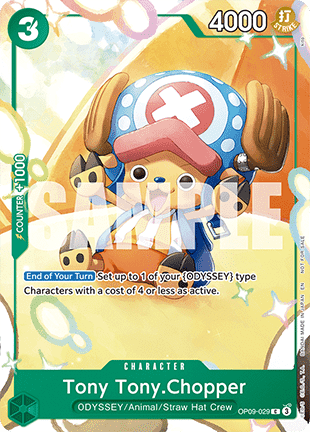 [UP-OP09-029] One Piece Card Game: Tony Tony.Chopper Common Single Card (Unnumbered Promos) - English One Piece Card Game single card