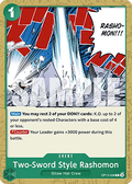 [OP12-038] One Piece Card Game: Two-Sword Style Rashomon Common Single Card (Legacy of the Master) - English One Piece Card Game single card