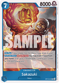 [OP12-044] One Piece Card Game: Sakazuki Rare Single Card (Legacy of the Master) - English One Piece Card Game single card