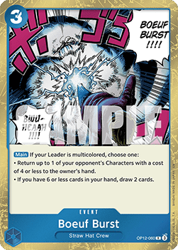 [OP12-060] One Piece Card Game: Boeuf Burst Rare Single Card (Legacy of the Master) - English One Piece Card Game single card