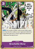 [OP12-078] One Piece Card Game: Brochette Blow Uncommon Single Card (Legacy of the Master) - English One Piece Card Game single card
