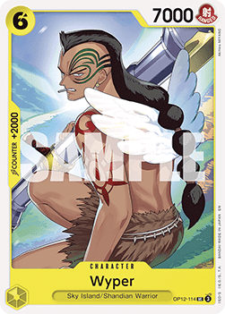 [OP12-114] One Piece Card Game: Wyper Uncommon Single Card (Legacy of the Master) - English One Piece Card Game single card