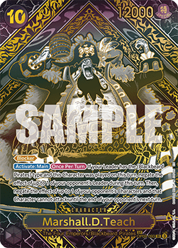 [OP12-OP09-093] One Piece Card Game: Marshall.D.Teach Special Rare Single Card (Legacy of the Master) - English One Piece Card Game single card