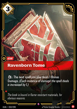 Riftbound Ravenborn Tome OGN-032 single card