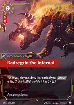 Riftbound Kadregrin the Infernal OGN-038 single card