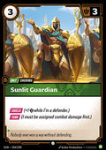 Riftbound Sunlit Guardian OGN-054 single card