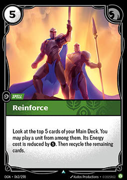 Riftbound Reinforce OGN-062 single card