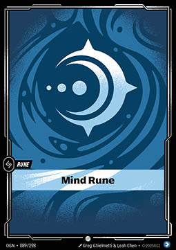 Riftbound Mind Rune OGN-089 single card