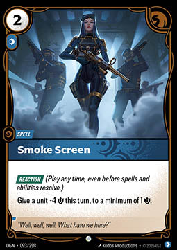 Riftbound Smoke Screen OGN-093 single card