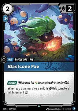 Riftbound Blastcone Fae OGN-097 single card