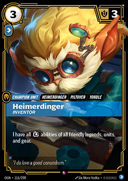 Riftbound Heimerdinger, Inventor OGN-111 single card