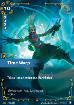 Riftbound Time Warp OGN-122 single card
