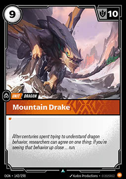 Riftbound Mountain Drake OGN-142 single card