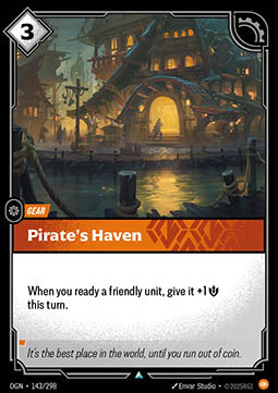 Riftbound Pirate's Haven OGN-143 single card