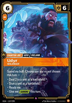 Riftbound Udyr, Wildman OGN-157 single card