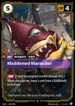 Riftbound Maddened Marauder OGN-191 single card