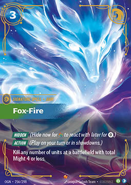Riftbound Fox-Fire OGN-256 single card