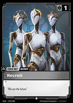 Riftbound Recruit OGN-273 single card