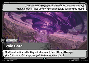 Riftbound Void Gate OGN-296 single card