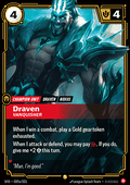 Riftbound Draven, Vanquisher SFD-020a single card