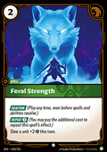 Riftbound Feral Strength SFD-034 single card