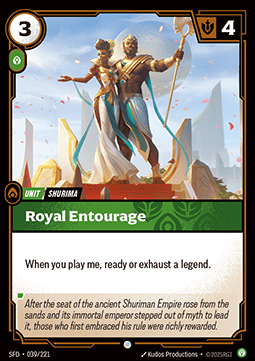 Riftbound Royal Entourage SFD-039 single card