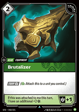 Riftbound Brutalizer SFD-042 single card