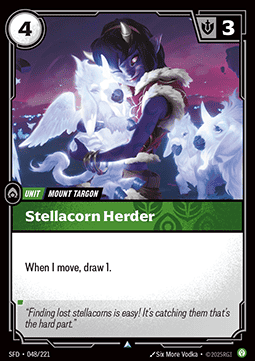 Riftbound Stellacorn Herder SFD-048 single card