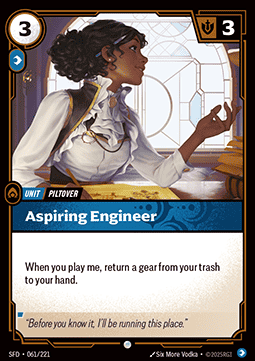 Riftbound Aspiring Engineer SFD-061 single card