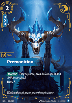 Riftbound Premonition SFD-087 single card