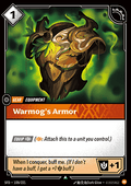 Riftbound Warmog's Armor SFD-108 single card