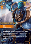 Riftbound Jax, Unrelenting SFD-119a single card