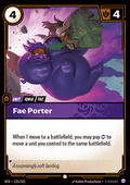Riftbound Fae Porter SFD-125 single card