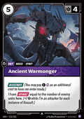Riftbound Ancient Warmonger SFD-131 single card
