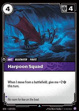Riftbound Harpoon Squad SFD-137 single card
