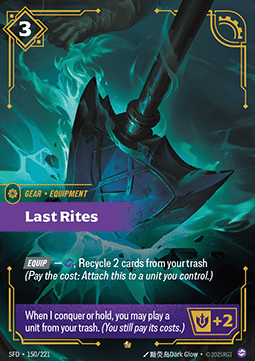Riftbound Last Rites SFD-150 single card