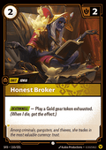 Riftbound Honest Broker SFD-155 single card